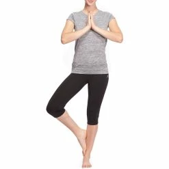 Domyos Women's Yoga Seamless T-Shirt DO NOT PUBLISH