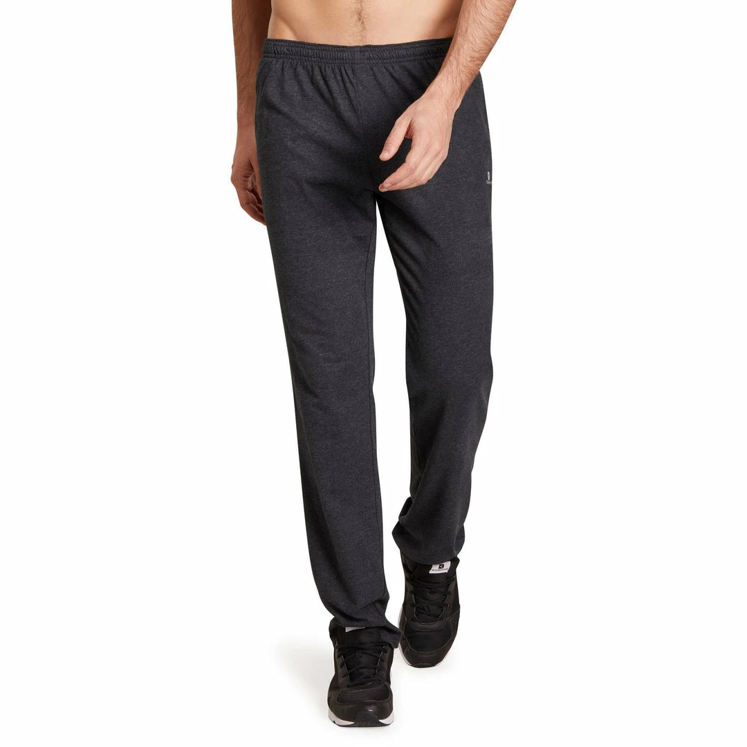 Domyos, Regular-Fit Jersey Gym & Pilates Pants, Men's