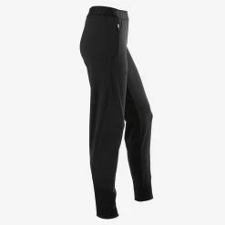 Domyos S900, Warm Breathable Slim-Fit Gym Pants, Girls'