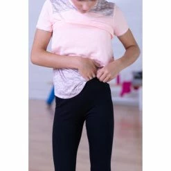 Domyos 500, Breathable Cotton Short-Sleeved Gym T-Shirt, Kids' Exercise & Fitness Apparel