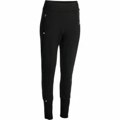 Domyos Exercise & Fitness Apparel Women's Gym & Pilates Zip-Ankle Pants