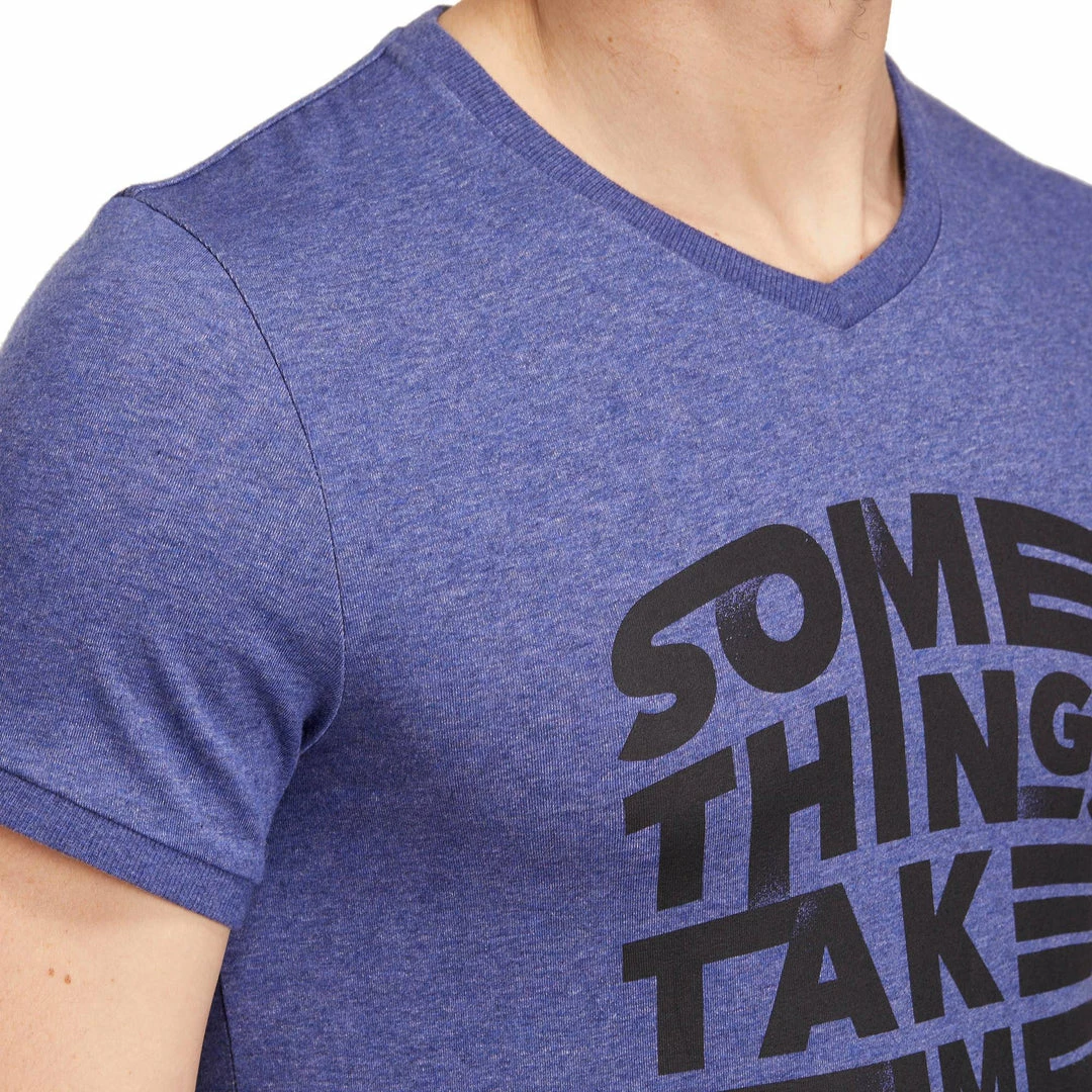 Domyos Men's Gym & Pilates Slim-Fit Cotton T-Shirt