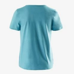 Domyos TS MC 100 TB PRINT B T-SHIRT BLU Exercise & Fitness Apparel