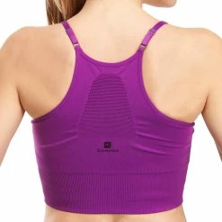 Domyos Yoga Seamless Sports Bra, Women's