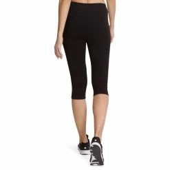 Domyos Women's Gym & Pilates Slim-Fit Cropped Leggings Fit+