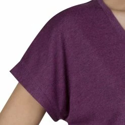 Domyos Short-Sleeve Athletic V-Neck T-Shirt, Women's