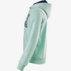 Domyos Exercise & Fitness Apparel Girls' Gym Hooded Sweatshirt Warm 100