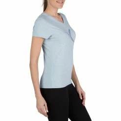 Domyos, Short-Sleeved Gym & Pilates T-Shirt, Women's Exercise & Fitness Apparel