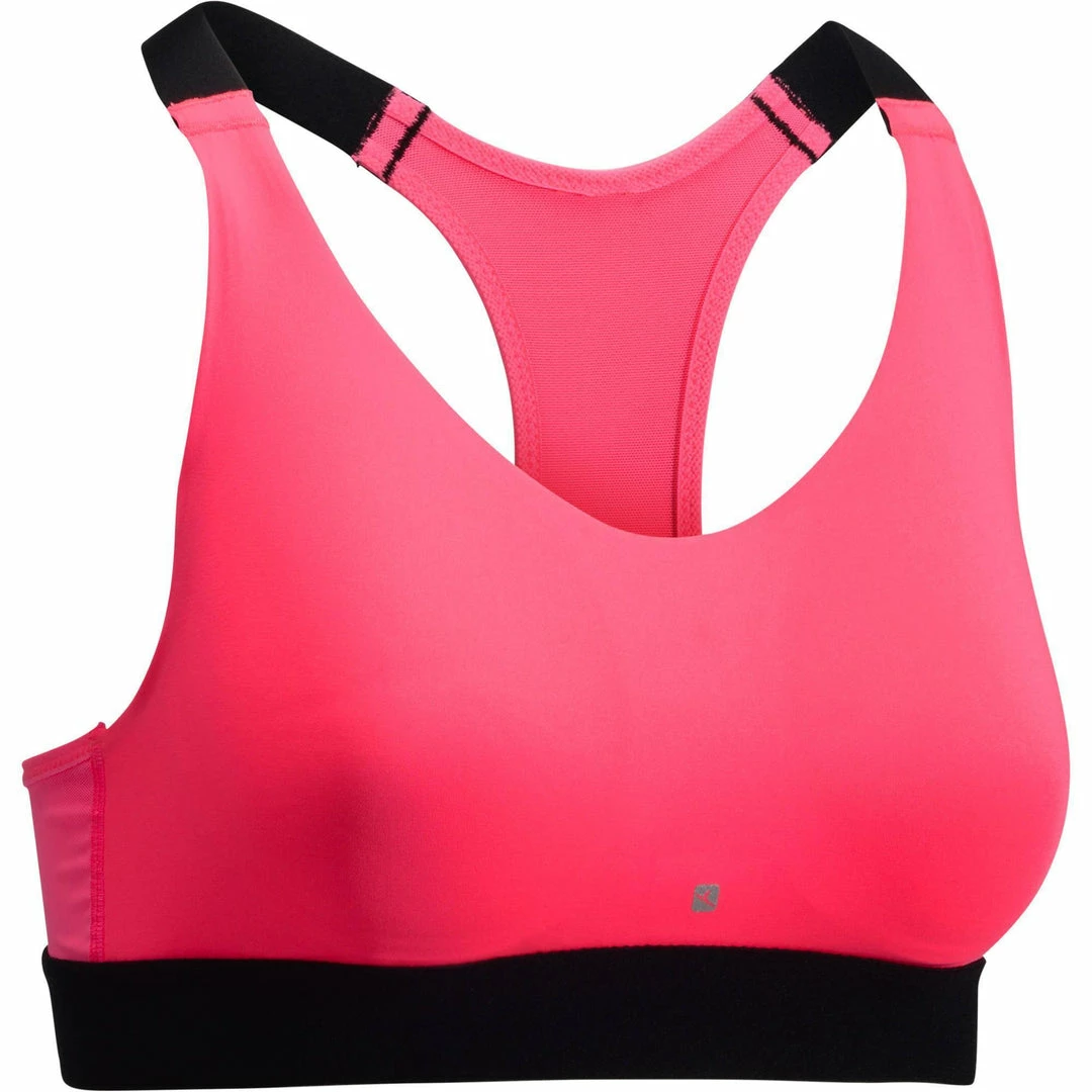 Domyos Exercise & Fitness Apparel Women's Cardio Fitness Zip-Up Bra Energy 500