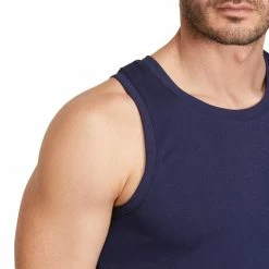 Domyos Nyamba 500, Pilates And Gentle Gym Tank Top, Men's Exercise & Fitness Apparel