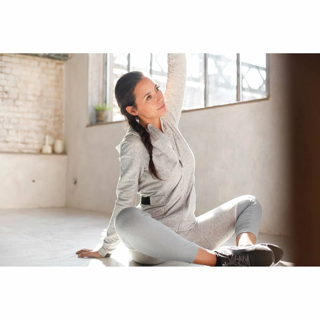 Domyos Women's Gym & Pilates Long Hooded Jacket