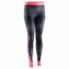 Domyos Exercise & Fitness Apparel Energy+ Women's Breathable Cardio Fitness Leggings - Mottled Black