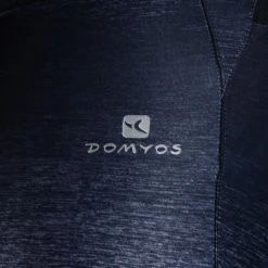 Domyos Exercise & Fitness Apparel Energy+ Women's Breathable Cardio Fitness Leggings - Mottled Black