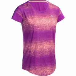 Domyos Exercise & Fitness Apparel Women's Anti-Perspirant Cardio Fitness T-Shirt Energy+