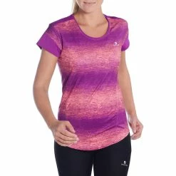 Domyos Exercise & Fitness Apparel Women's Anti-Perspirant Cardio Fitness T-Shirt Energy+