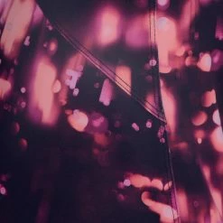 Domyos Exercise & Fitness Apparel Energy Women's Long Cardio Fitness Tank Top - Orange And Black Print