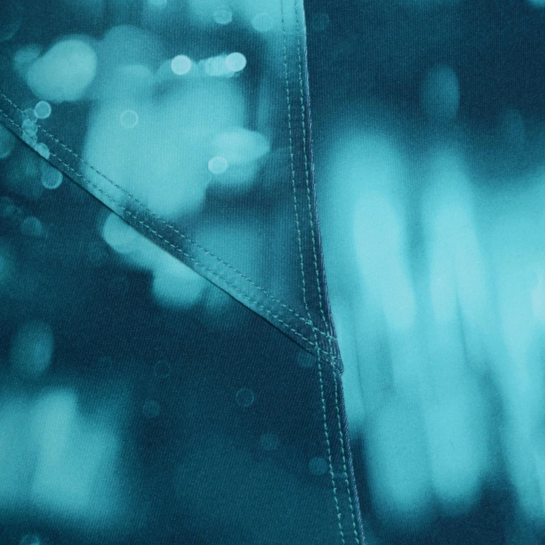 Domyos Exercise & Fitness Apparel Energy Women's Long Cardio Fitness Tank Top - Orange And Black Print