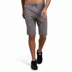Domyos Slim-Fit Cotton Athletic Shorts, Men's Exercise & Fitness Apparel
