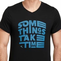 Domyos Men's Gym & Pilates Slim-Fit Cotton T-Shirt