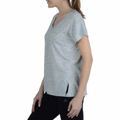 Domyos Short-Sleeve Athletic V-Neck T-Shirt, Women's