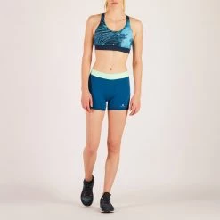 Domyos Exercise & Fitness Apparel Women's Cardio Fitness Zip-Up Bra Energy 500