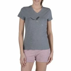 Domyos, Short-Sleeved Gym & Pilates T-Shirt, Women's Exercise & Fitness Apparel