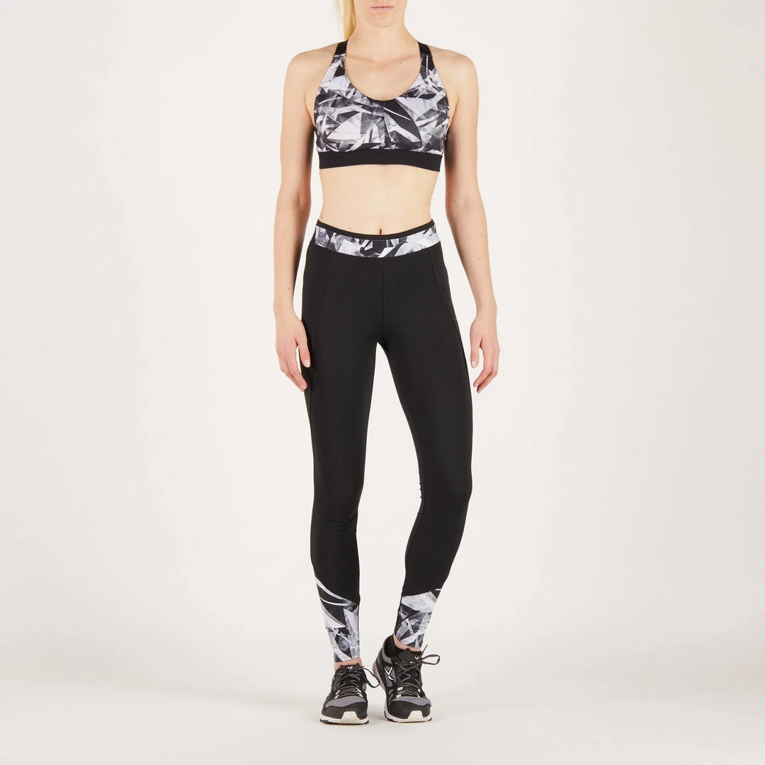 Domyos Exercise & Fitness Apparel Women's Cardio Fitness Zip-Up Bra Energy 500