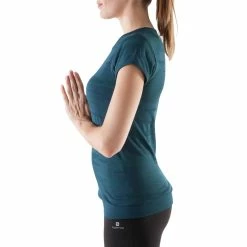 Domyos Women's Yoga Seamless T-Shirt DO NOT PUBLISH