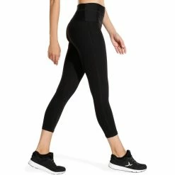 Domyos Women's Cardio Fitness Flat-Stomach 7/8 Leggings Shape Exercise & Fitness Apparel