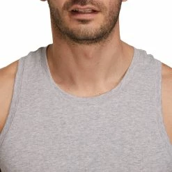 Domyos Nyamba 500, Pilates And Gentle Gym Tank Top, Men's Exercise & Fitness Apparel