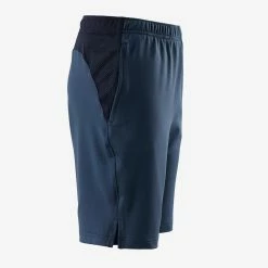 Domyos S500, Synthetic Breathable Gym Shorts, Kids'