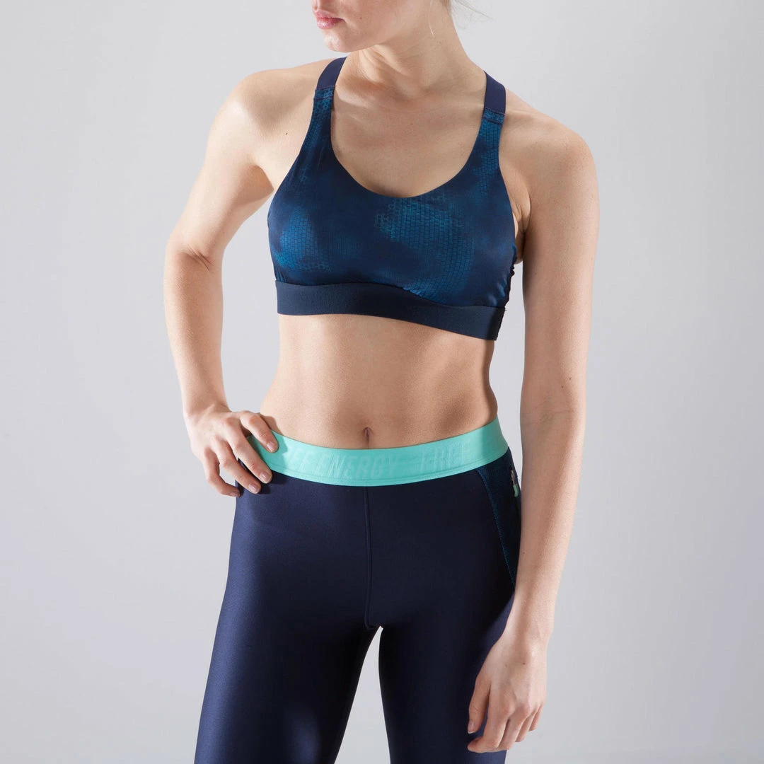 Domyos Women's Cardio Fitness Sports Bra 500 Exercise & Fitness Apparel