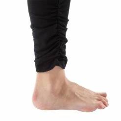 Domyos Women's Organic Cotton Yoga Leggings - Gray/Coral