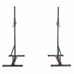 Domyos 100, Adjustable Weight Training Bench And Squat Bar Rack Exercise & Fitness Apparel