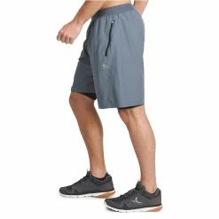 Domyos Exercise & Fitness Apparel Gray Energy+ 2-in-1 Fitness Shorts