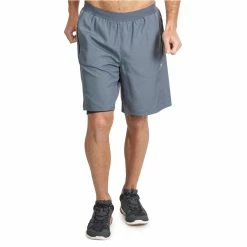 Domyos Exercise & Fitness Apparel Gray Energy+ 2-in-1 Fitness Shorts