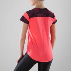 Domyos Exercise & Fitness Apparel Women's Anti-Perspirant Cardio Fitness T-Shirt Energy+