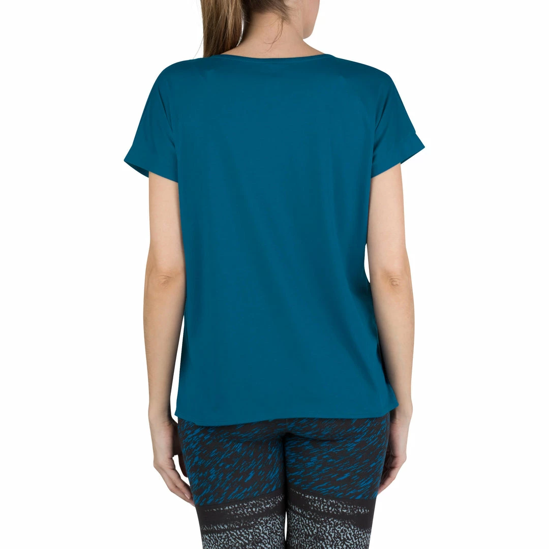 Domyos Exercise & Fitness Apparel Women's Gym & Pilates Short-Sleeved T-Shirt