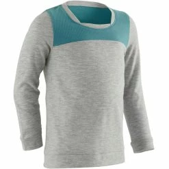 Exercise & Fitness Apparel Domyos 500, Long-Sleeved Gym T-Shirt, Babies'