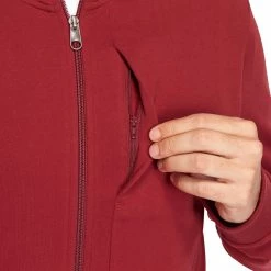 Domyos, Plush-Loop Gym & Pilates Jacket, Men's Exercise & Fitness Apparel