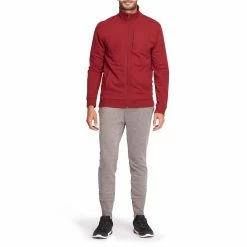 Domyos, Plush-Loop Gym & Pilates Jacket, Men's Exercise & Fitness Apparel